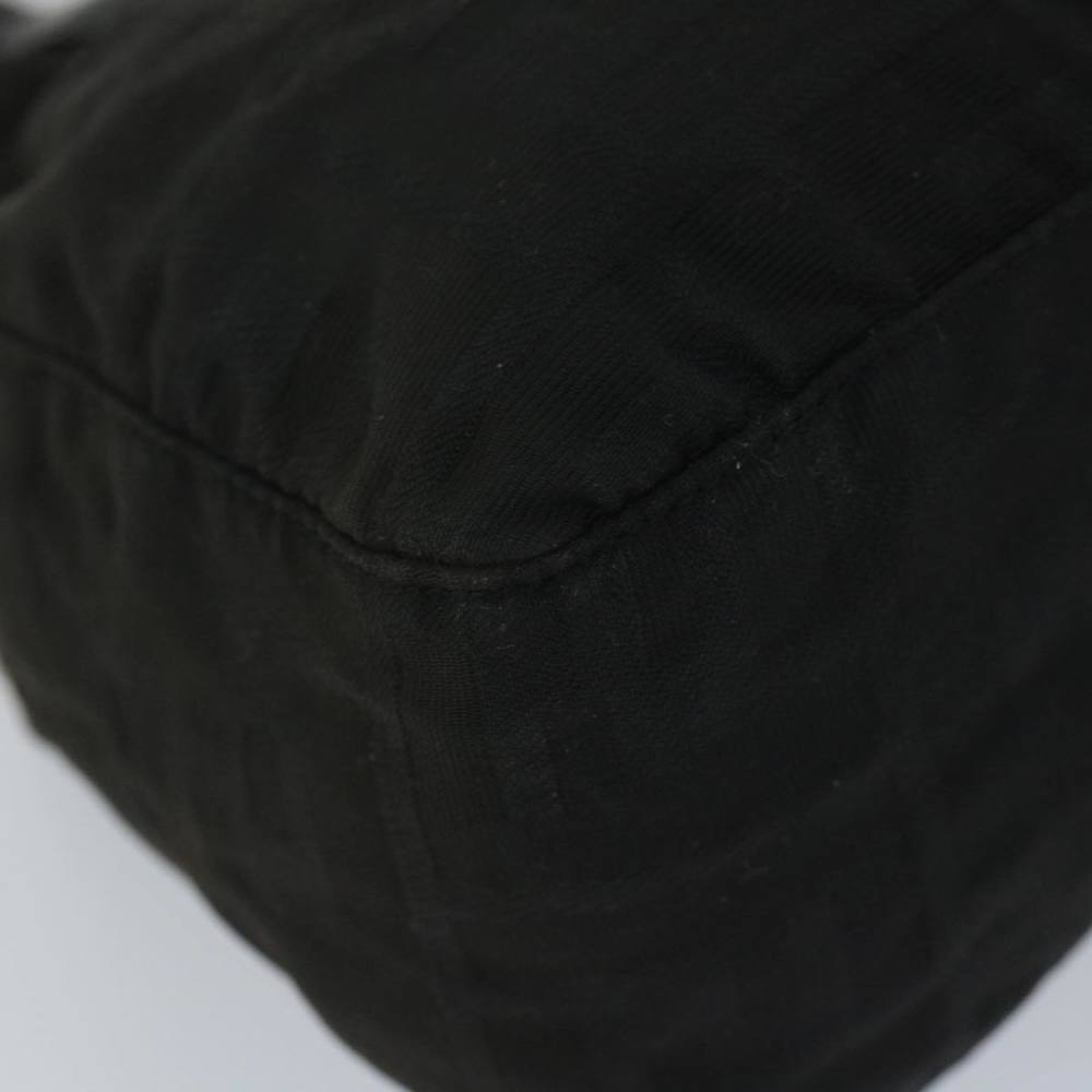 FENDI Zucca Canvas Hand Bag Nylon Black Auth 58064 - Picture 16 of 16